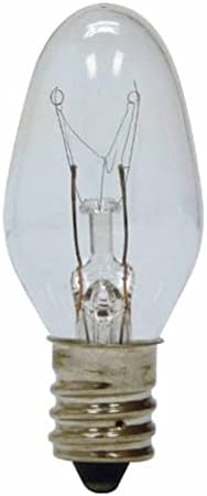 6 lâmpadas nutas claras de 4 watts iluminação de 120v lâmpada candelabra base Substituição