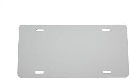Branco - Placa de placa plástica em branco - .020 - corte a laser e feito nos EUA