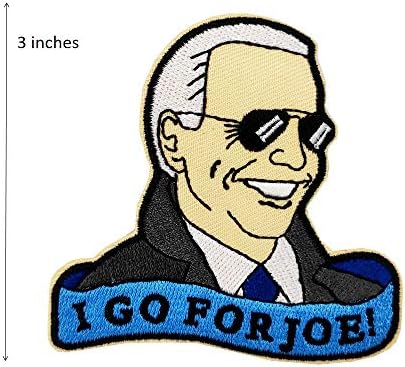 Cute Joe Biden bordou ferro bordado e costure em um crachá de patch