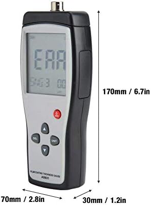 Medidor de espessura JF-XUAN Medidor de espessura de revestimento Digital LCD, AS931 / espessura