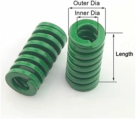 As molas de compressão são adequadas para a maioria dos reparos i 1 pedaço de molde pesado verde girando diâmetro