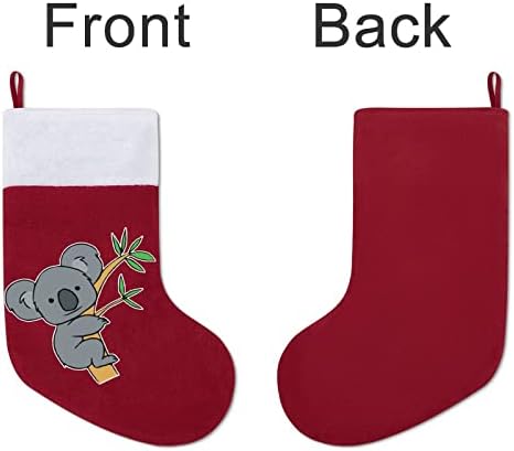 Cartoon Koala Christmas Sking Socks Christmas Socks Pouch House Family Natal Decor