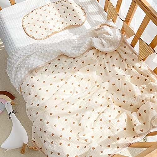 Cobertores de bebê para meninos meninos super macio camada dupla com apoio pontilhado e elegante