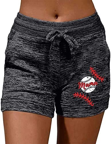 Short de cordão confortável feminino shorts de verão elástico de verão shorts folggy shorts tanque