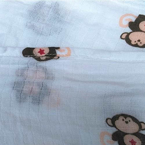 AMOSFUN SWADDLE Blanket recém -nascido infantil bebê musselina gaze algodão cobertor recém -nascido neutro