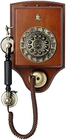 Uxzdx CuJux Retro rotativo Rotário Phone Antique Wired Continental Telephone Decoration