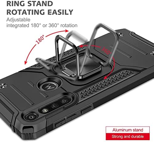 Caixa Ultra Slim Compatível com Motorola Moto G Power Holder Case PC e TPU CASE CASE FORTURA CASA DE PROTEÇÃO