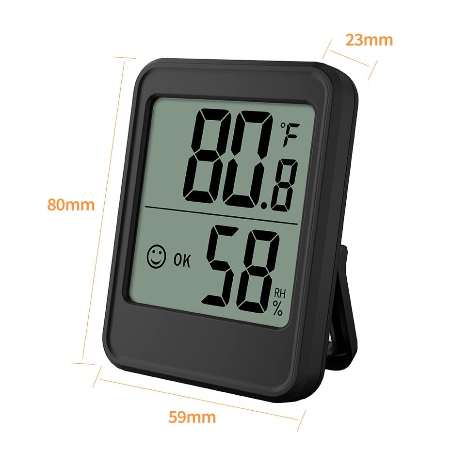 Hygrógrafo interno shyk Hygrometer Digital Medidor de temperatura da família Digital Estação meteorológica