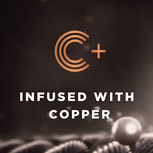 Tommie Copper Men's Core Compressão de manga curta Camisa de pescoço | UPF 50, camada base respirável