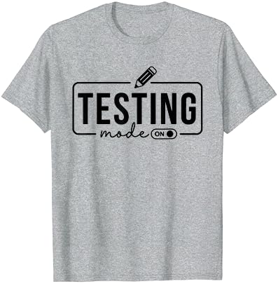 Teste do dia do dia de teste Modo de teste de camisa em presentes para mulheres T-shirt para crianças