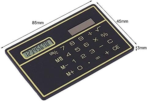 Calculadora de energia solar fina de 8 dígitos do MJWDP com tela de crédito de placa de crédito de tela
