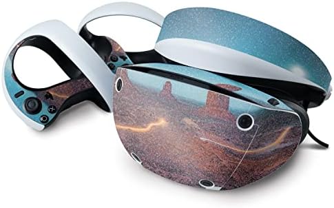 Mightyskins Glitter Glitter Compatível com a Sony PlayStation VR2 - Monument Valley | Acabamento de