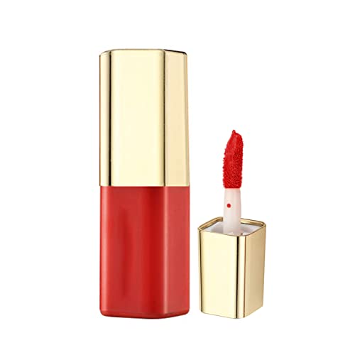 WGust Clear Lip Gloss Pack Flavo Lipstick com maquiagem labial Veludo duradouro High Pigmment Pigmento