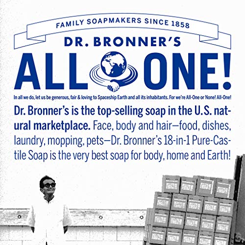 Dr. Bronner's - Sabonete de açúcar orgânico - feito com óleos orgânicos, açúcar e shikakai em