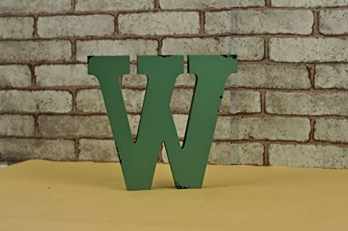 Wingoneer Multi -Color Wood Alfabeto Letra Nome do Nome da Sala Infantil Decoração do Nurserário - W