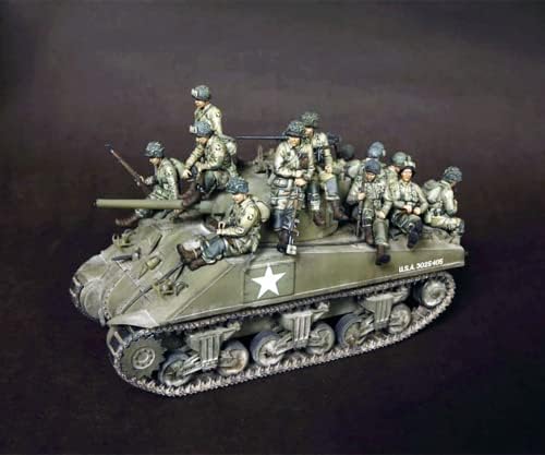 1/35 WWII American Tank Soldier Model Resina Modelo Kit Não montado e sem pintura Partes // TG9R-8