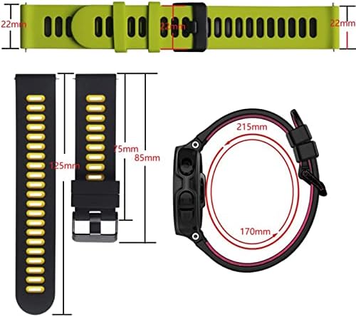 Aehon 20mm Watch Band Strap for Garmin Vivoactive 3 Venu Soft Silicone Pulset para precursor Garmin 245