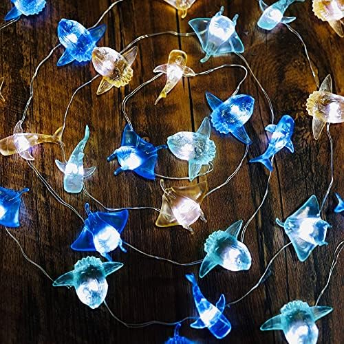 The Hxt Bartlett Ocean tema Marine Life Fairy String Lights and Bunny Decorative String Lights Decoração