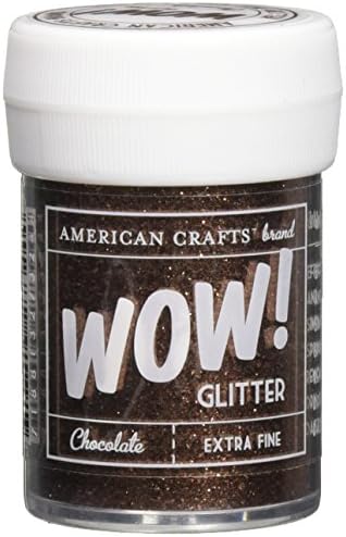 American Crafts 27324 Glitter, chocolate extra fino