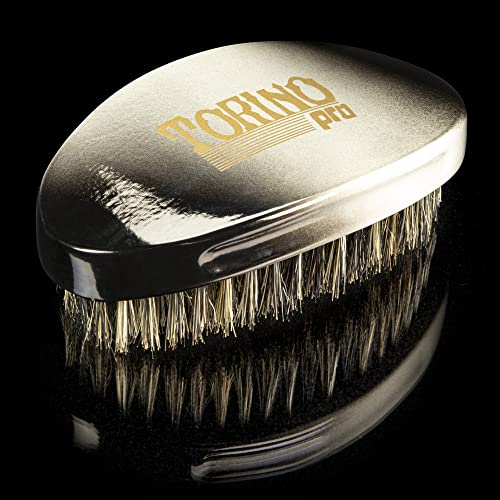Torino Pro Wave Brushs by Brush King 81a- Mold Curved Palm 360 Waves Brush