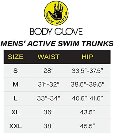Body Luve Men's Swim Trunks - Arnequinho de banho em forma de alongamento para homens - roupas de