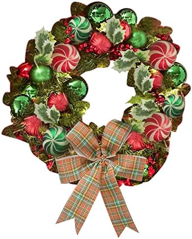 Decorações de Natal Ramos Dead Risos Videira Pingente de Christmas Cane Garland Cabinela de Christmas Wreath