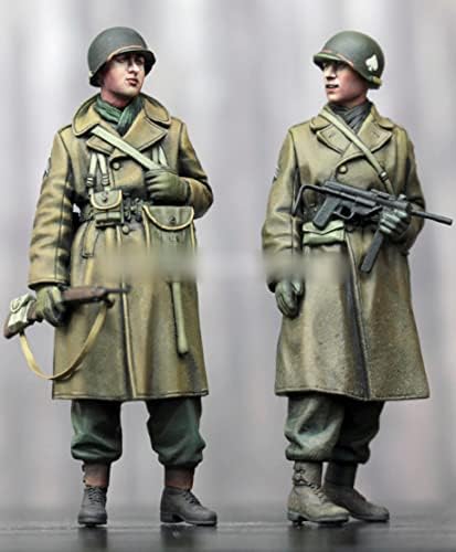 Goodmoel 1/35 WWII Soldado Soldado Soldado Soldado Modelo Kit/Soldado Desmonte e Soldado Miniature Kit/TX-3081
