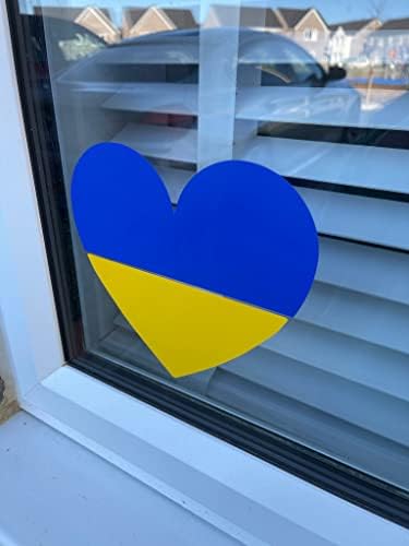 Adesivo de decalque de vinil da bandeira da Ucrânia você vinil de carro de 2 polegadas por janela de carros