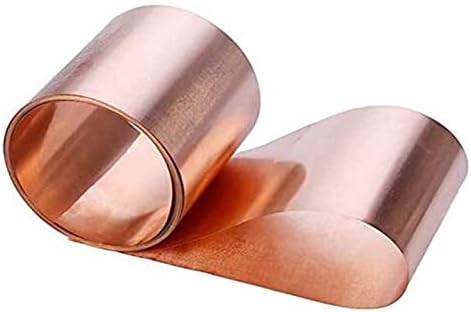 Placa de latão Umky chapha de cobre metal 99,9% Cu placa de papel alumínio tem boa estabilidade térmica 0,5mmx30mmx1m