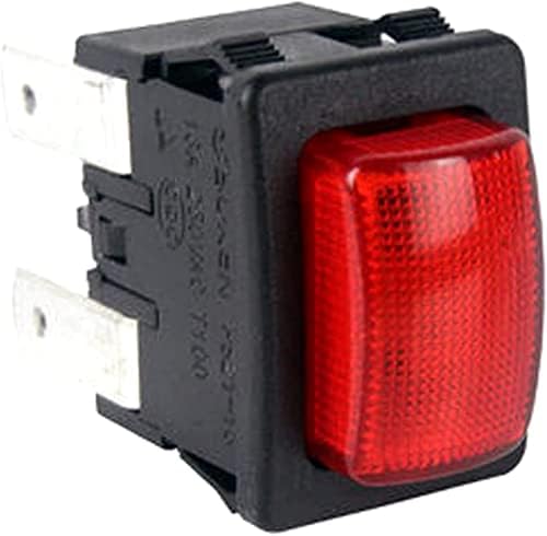 Chave de balanço Gibolea 2pcs vermelho 4 pinos interruptoras de balancim ps21-16 interruptor de