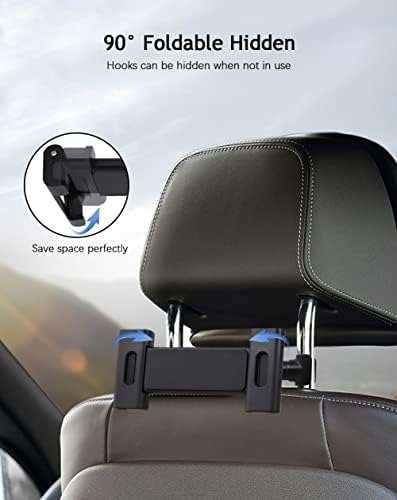 Simr Car Head-Arest Tablet Mount Holder Car Back Back Tablet Stand para crianças, compatível com iPhone