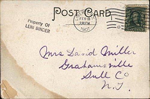 Vista de cima de Ferndale, Nova York NY original Antique Cartão Post 1907