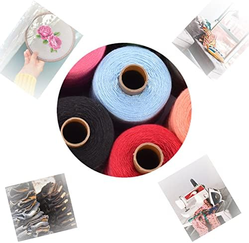 24 Cores Polyester Thread Thread para costura manual, acolchoado e costura, conjunto de 1000 jardas