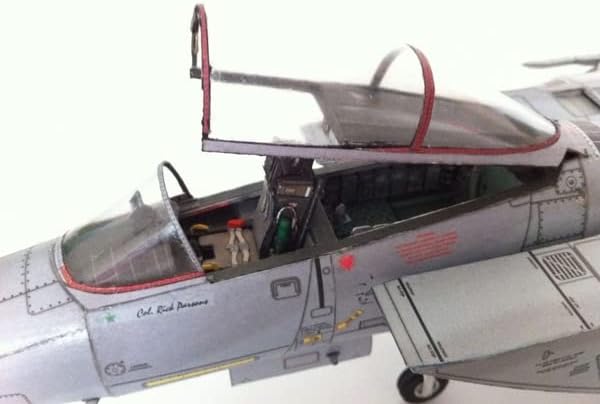 Harlem Yu versão do F-15C Fighter 3D Paper Model Kit Toy Kids Gifts