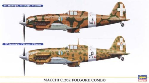 Hasegawa Macchi C.202 Kit de modelo combinado de folgore