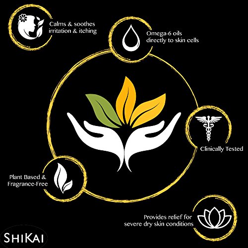 Shikai - Gel de chuveiro hidratante diário, rico em aloe vera e aveia que deixa a pele visivelmente