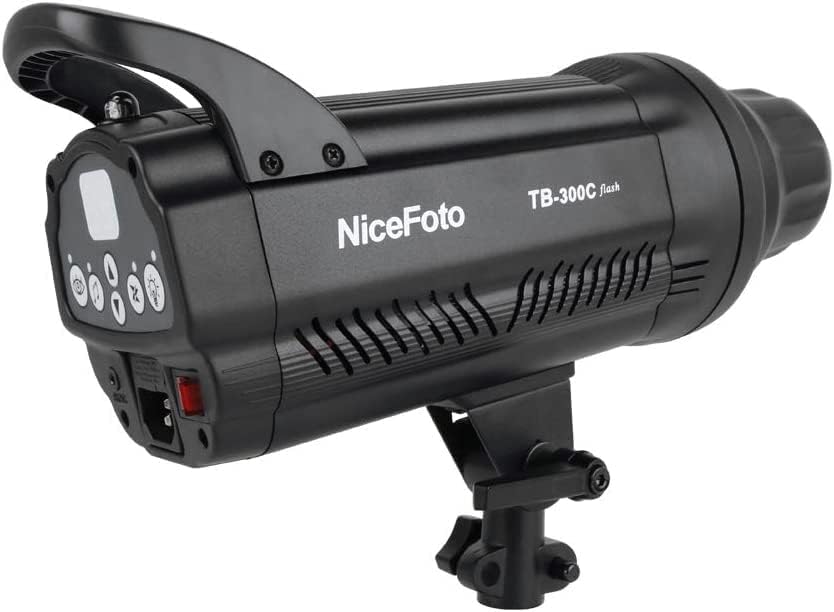 NiceFoto TB-300C 300W Compact Studio Flash Flash Light Strobe Lighting Lamp Head Fast Recick Time
