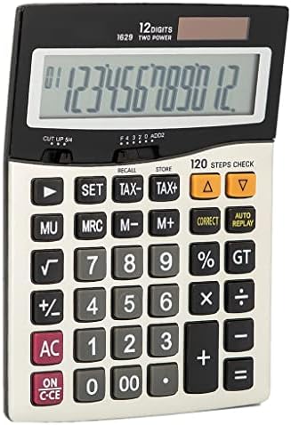 Calculadora quul universal programador 120 check cálculos de imposto de 12 dígitos e escritório