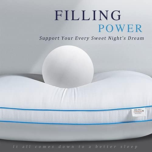 Almofadas de cama de bedufsar para dormir, travesseiros queen size, conjunto de qualidade de