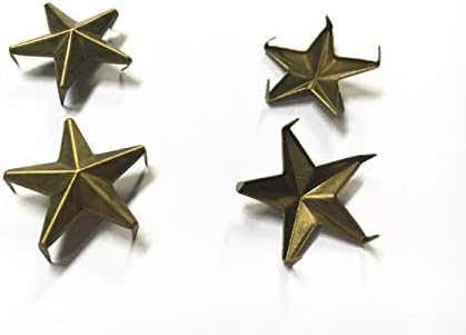 Stud Stud, 100 PCs forma de estrela pregos de metal garras de metal bertes punk com espinhos