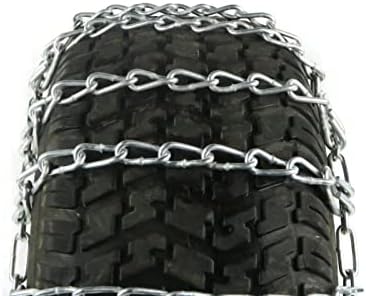 A ROP SHOP | 2 par de cadeia de pneus de ligação para kubota 16x7.5x8 dianteiro 22x11x10 pneus traseiros