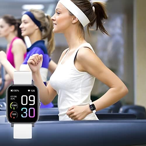 Yiisu Mini Smart Watch Fitness Acompanhe para homens, mulheres de 14 dias, duração da bateria,