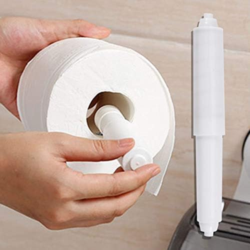 Suporte de papel higiênico gatuida, 2/10 peças papel higiênico haste roller haste de reposição haste plástico