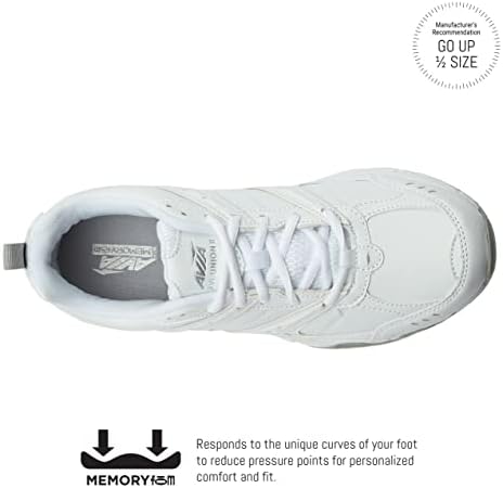 AVIA AVI -UNION II Sapatos não deslizantes para homens - Lace Up Comfort Men's Restaurant, trabalho e calçados