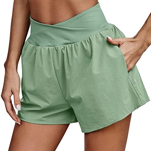 Shorts casuais para mulheres lounge de verão shorts de praia de coloração pura solteira shorts shorts