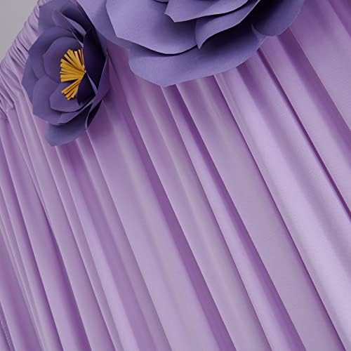 Cortina de cortina de pano de fundo roxa leve de lavanda DRAPES de 10x8 pés de espessura cortinas de casamento