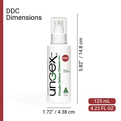 Ungex | Cleanser de defesa Demodex | Lavagem facial para a rosácea da acne, inflamação | DDC