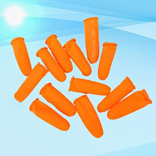 3 armetas engrossam protetor laranja de luvas tamanho de borracha LATEX GRÁTIS G ANTI- ESTÁTICA TAPIAS TABELA