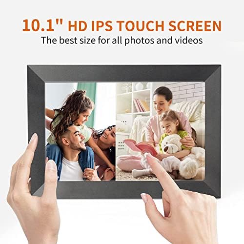 Quadro de 10,1 polegadas quadro de imagem digital - 1280 * 800 IPS Touch Screen Photo Frame com retrato