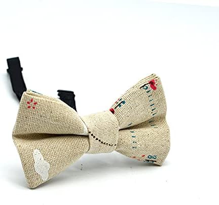 Pacote de 2 aparelhos de listras infantis com gravata borboleta 3 clipes y forma 2,5 cm